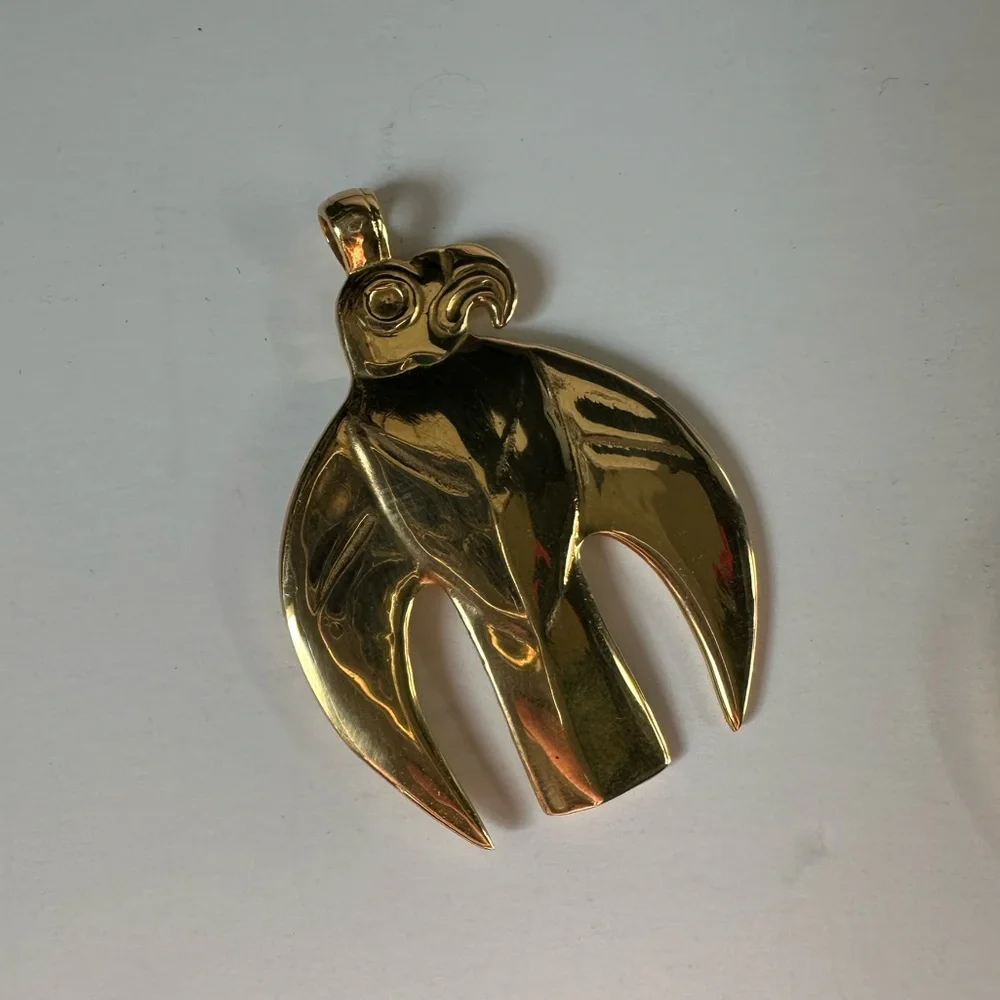 RARE Collection Piece Scythian Handmade Eagle Pendant Authentic Design